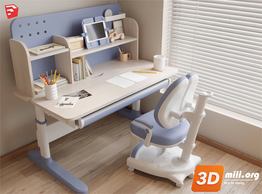 Kid's table and chairs Skp Files 